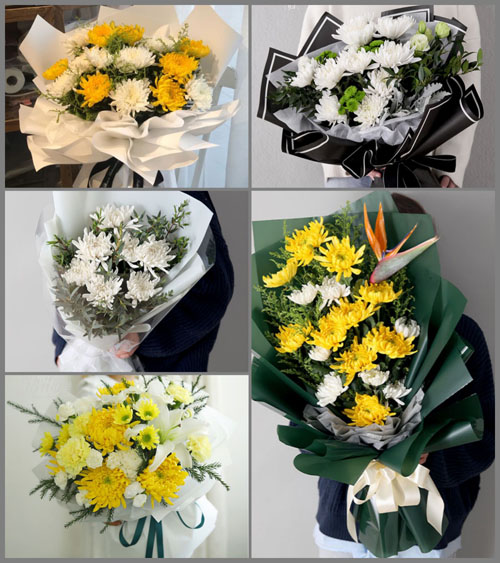 安徽芜湖市无为县昆山乡前河村白事花束代送